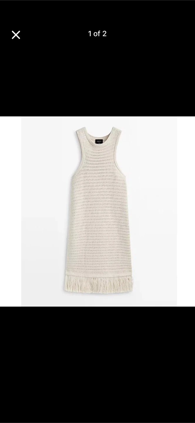 Massimo Dutti Crochet Dress *Brand New With Tags*