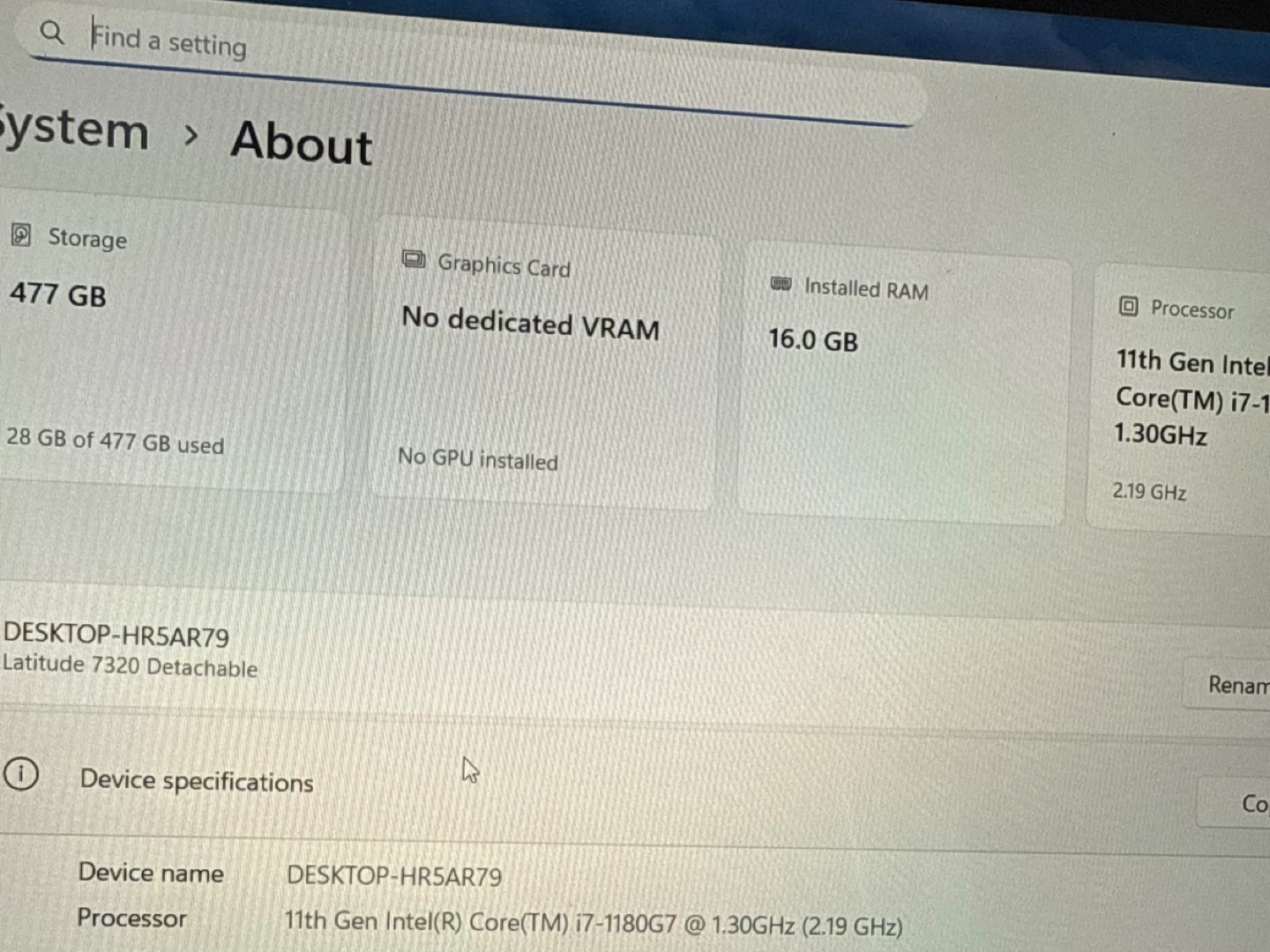 Dell Latitude 7320 core i7 Detachable Laptop - photo 2