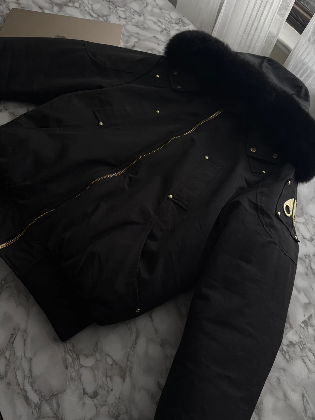 Moose Knuckles Black Parka Jacket - photo 3