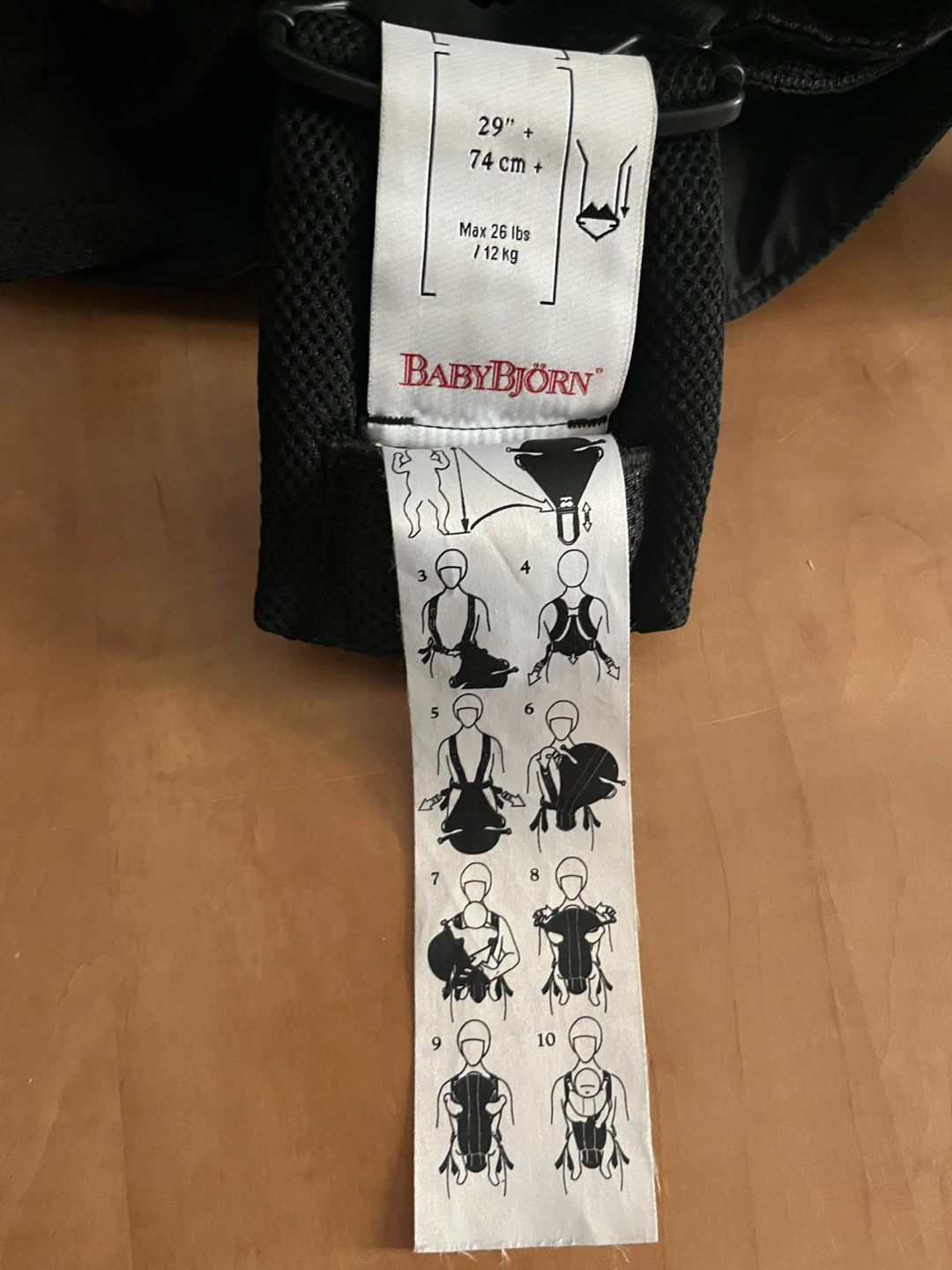 BabyBjörn Black Mesh Baby Carrier - photo 3