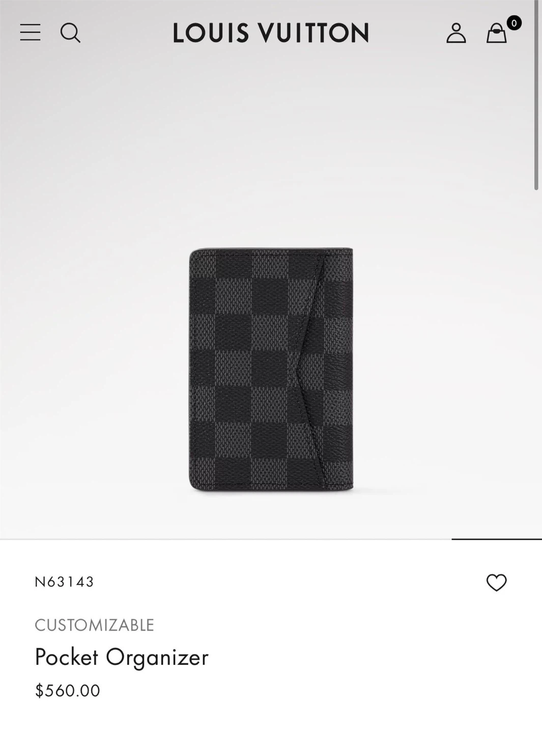 Louis Vuitton Damier Graphite Pocket Organizer - photo 3