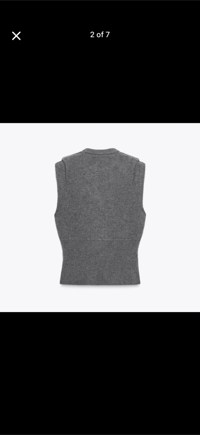 Zara Wool Blend Vest *Brand New With Tags* - photo 2