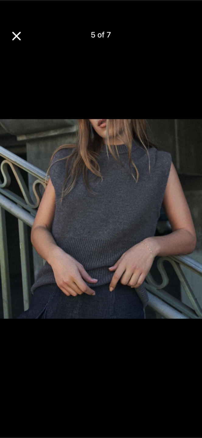 Zara Wool Blend Vest *Brand New With Tags* - photo 5