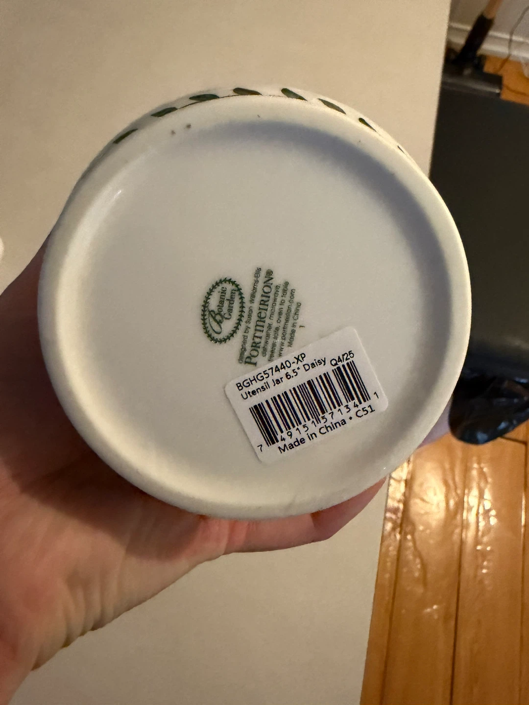 Portmeirion Botanic Garden Daisy Utensil Crock - photo 5