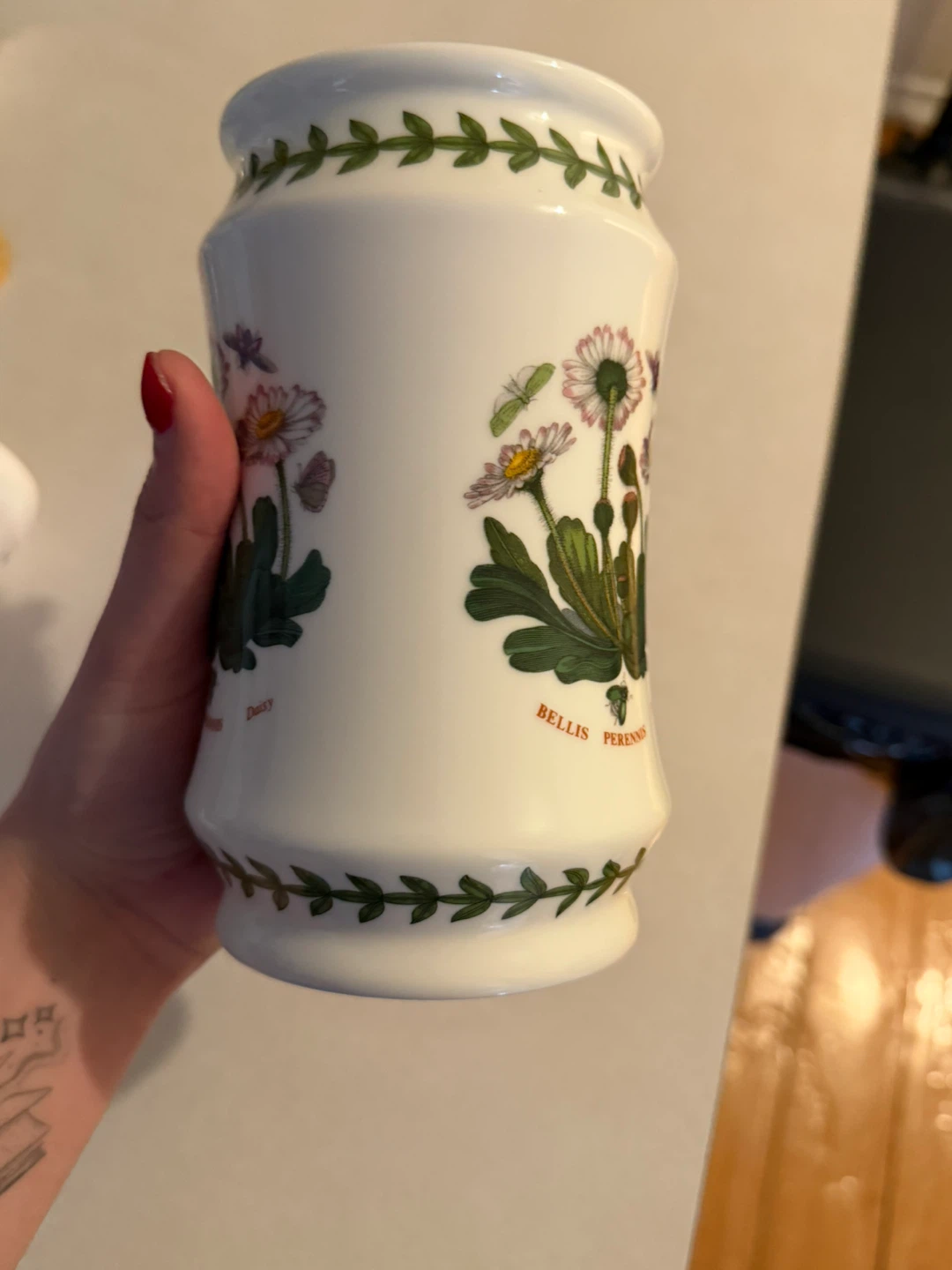 Portmeirion Botanic Garden Daisy Utensil Crock - photo 4