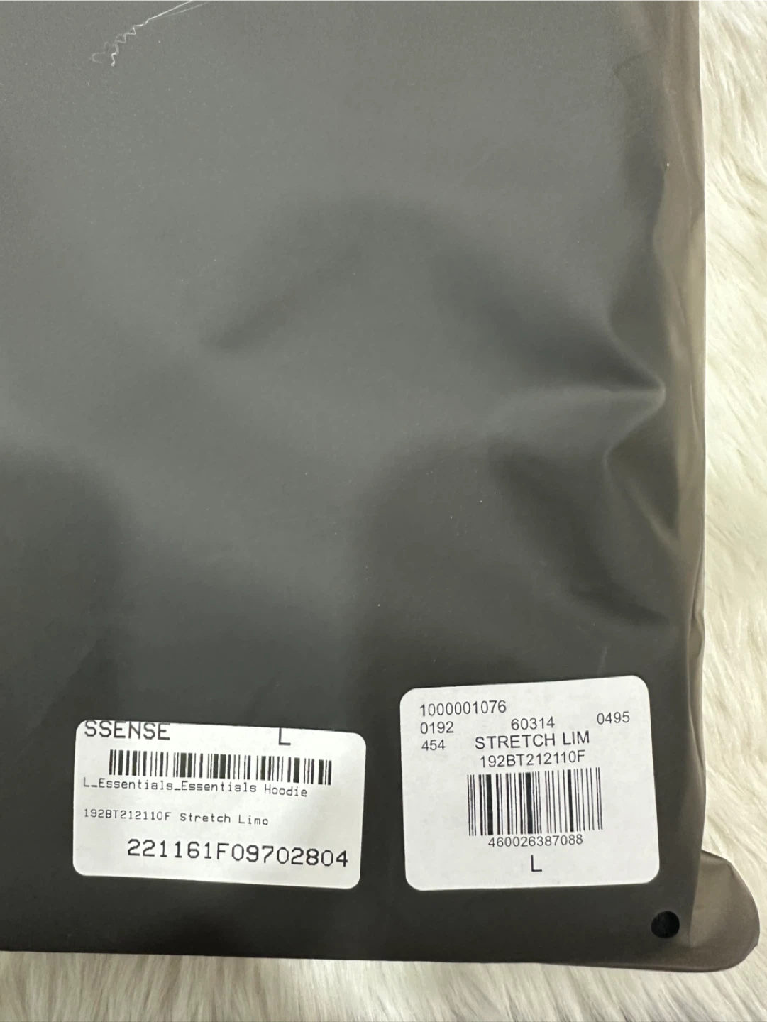 Fear of God Essentials Hoodie Stretch Limo - Large - photo 5