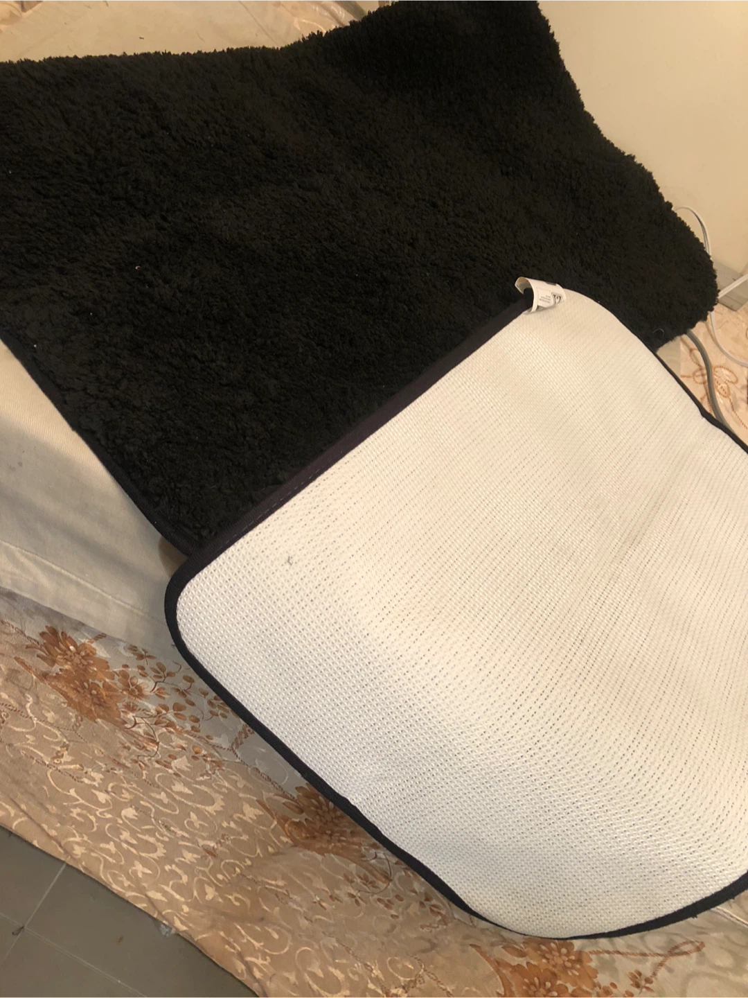 Black Shag Bath Mat 2 pieces - photo 4