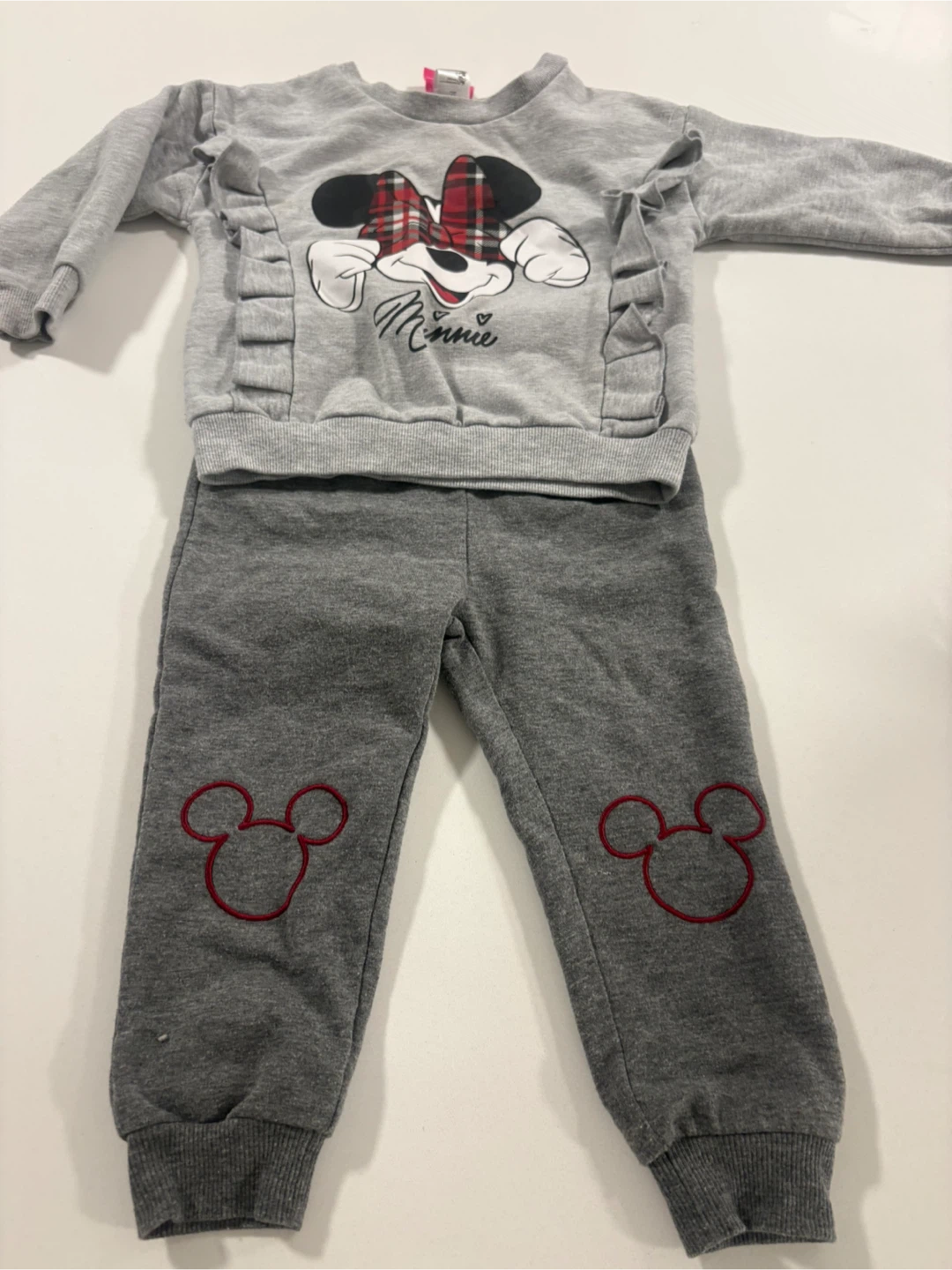 Ensemble Disney Bébé Minnie Mouse Gris 18-24 Mois