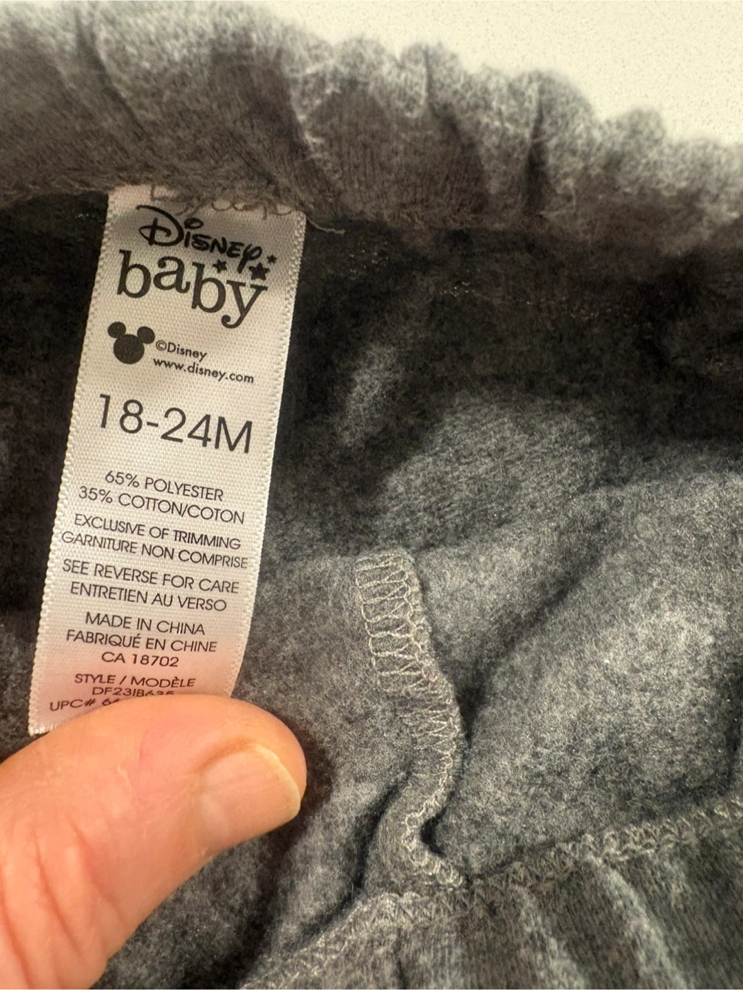 Ensemble Disney Bébé Minnie Mouse Gris 18-24 Mois - photo 3