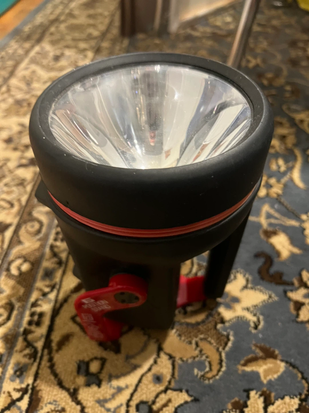 LUMILITE Black Rechargeable Flashlight