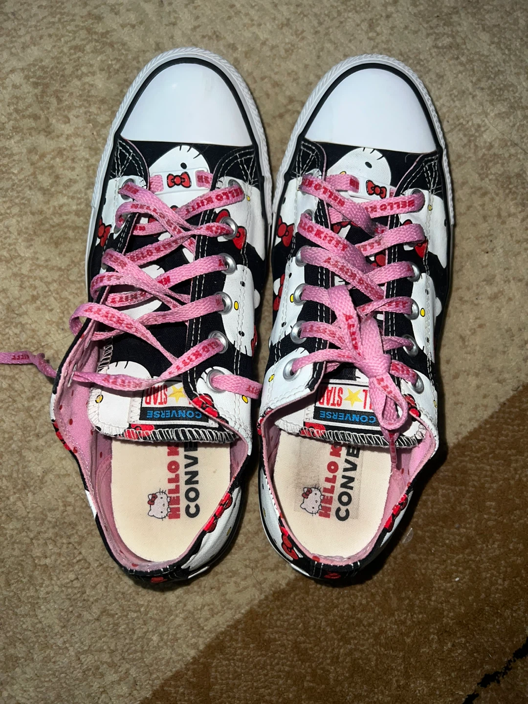 Converse All Star Hello Kitty Sneakers - 7.5 - 9.5