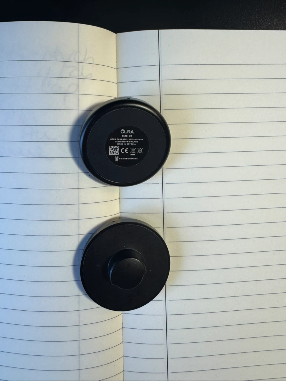 Two Oura Ring 3 chargers - Size 9
