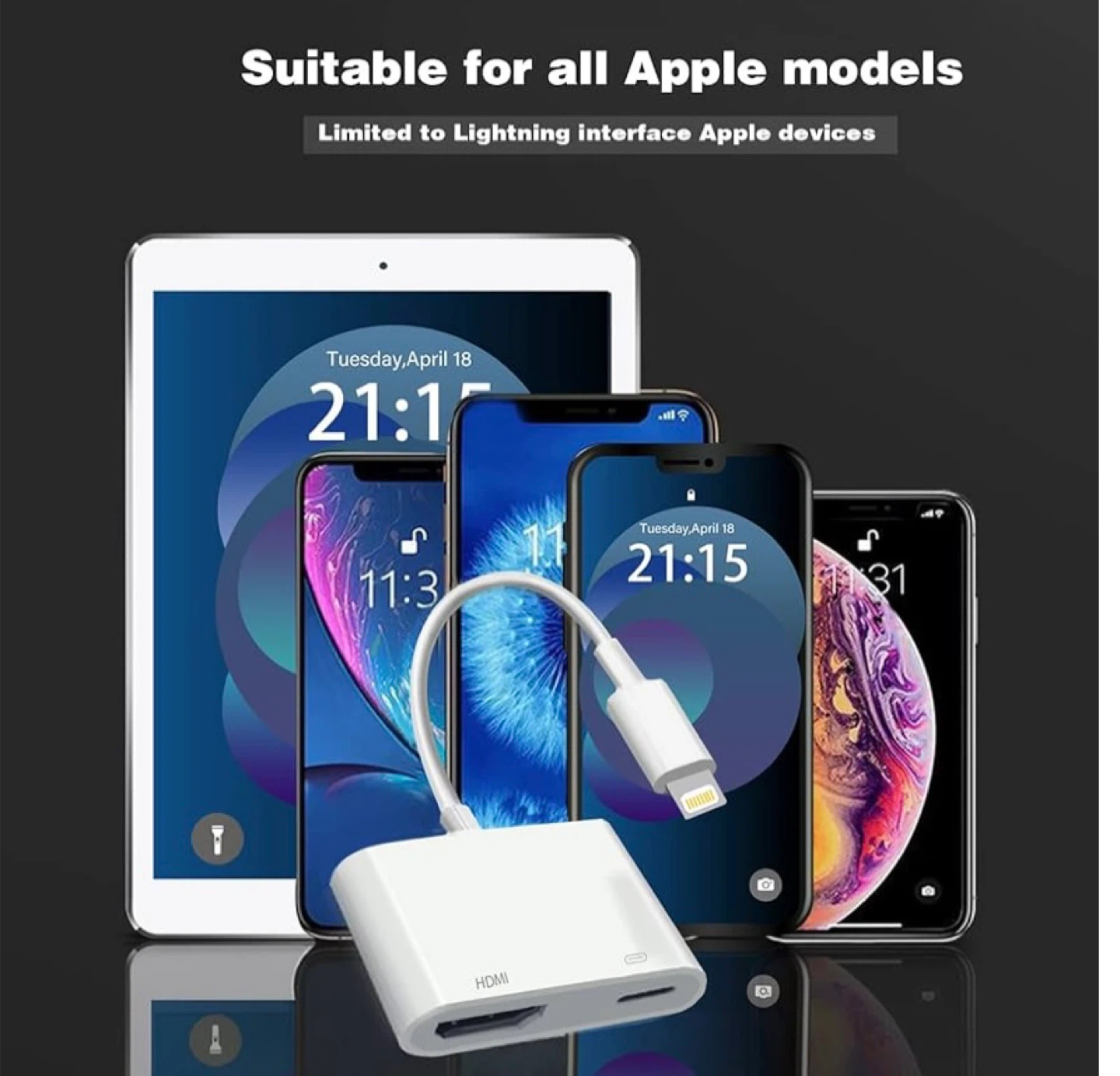 Digital AV Adapter 1920*1080@60Hz HD for iPhone/iPad - photo 4