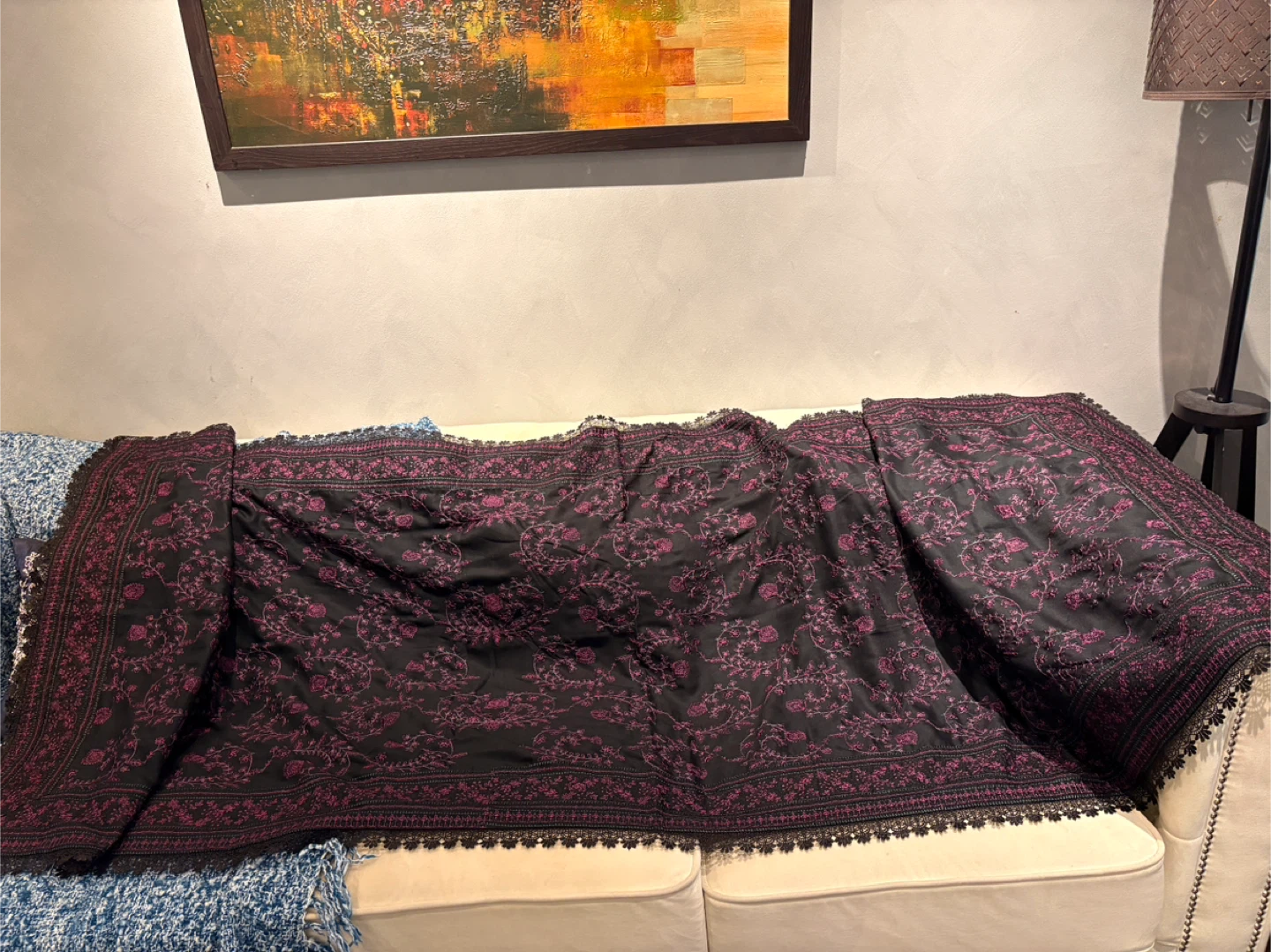 Embroidered Shawl - photo 3