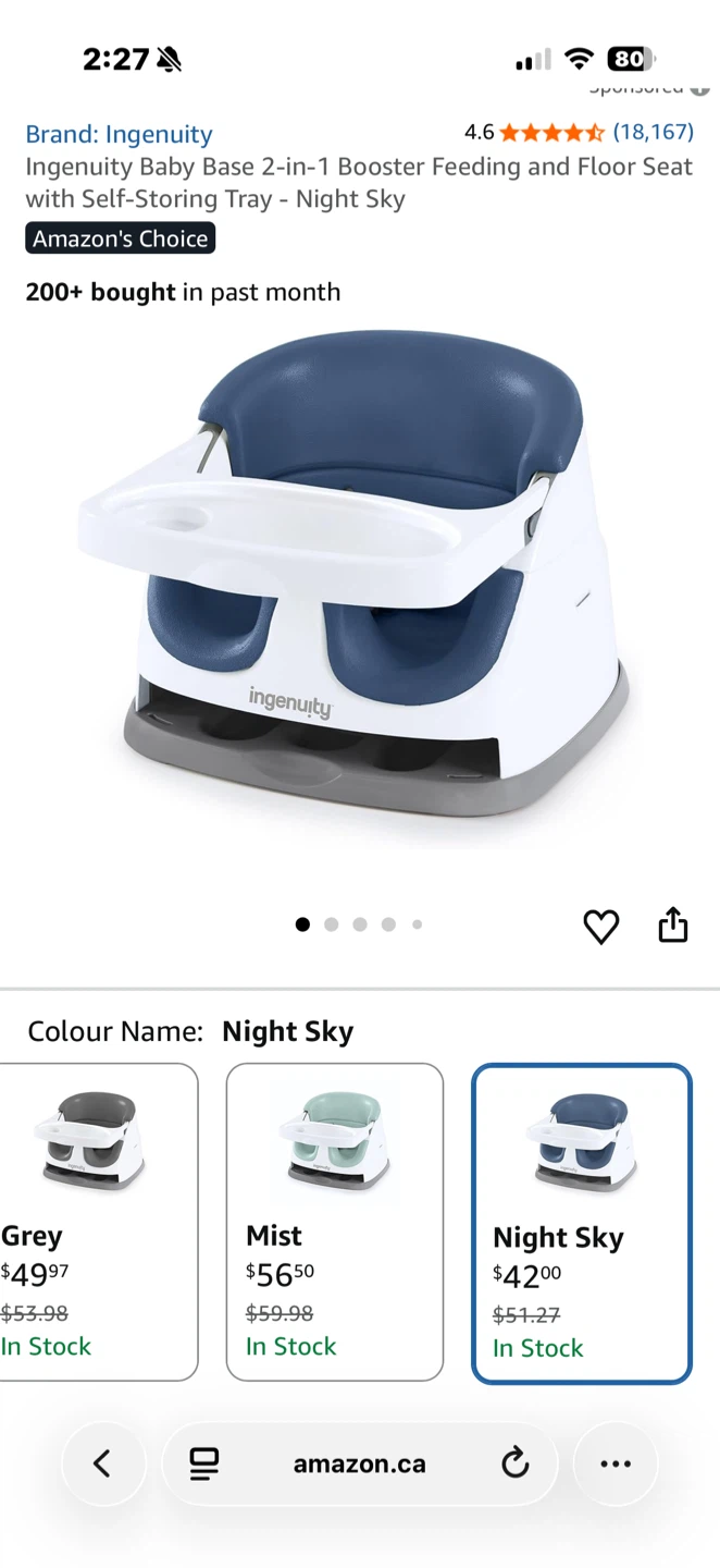 Ingenuity Baby Seat - Night Sky - photo 3