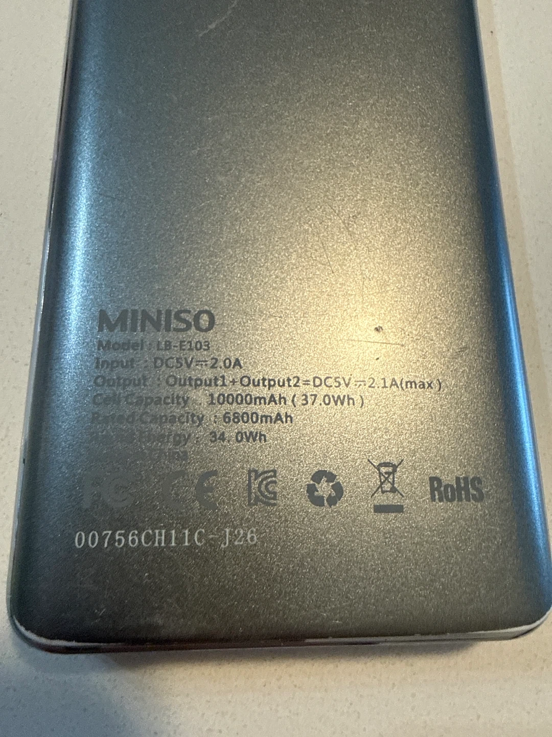 MINISO 10000mAh Power Bank - photo 2
