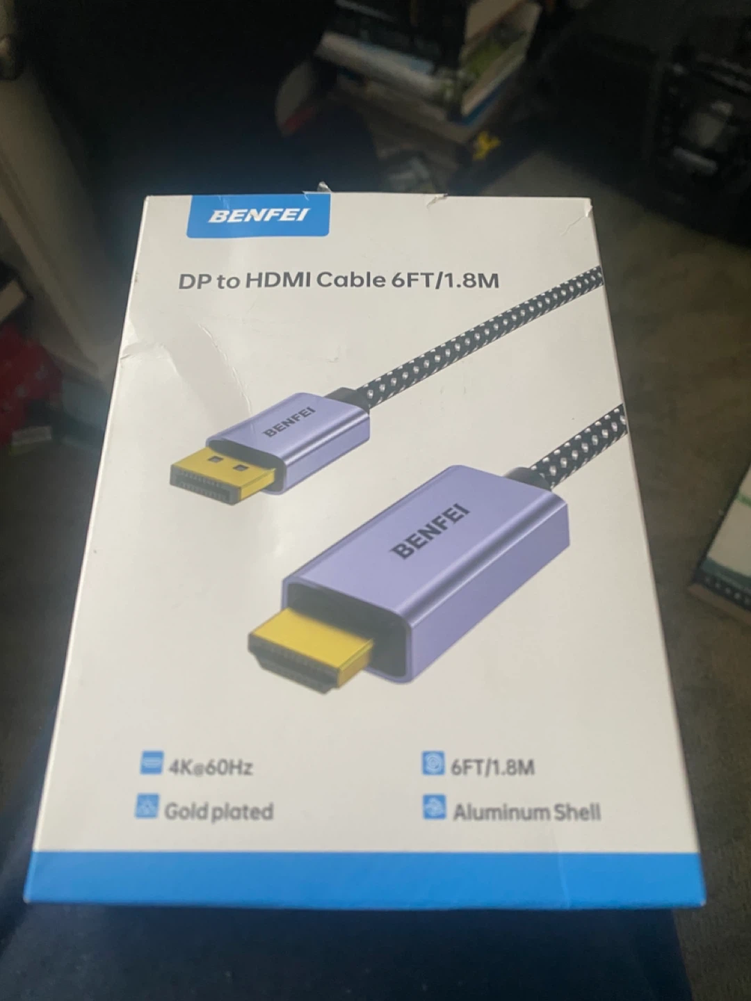 BENFEI DisplayPort to HDMI Cable 6FT/1.8M - photo 2
