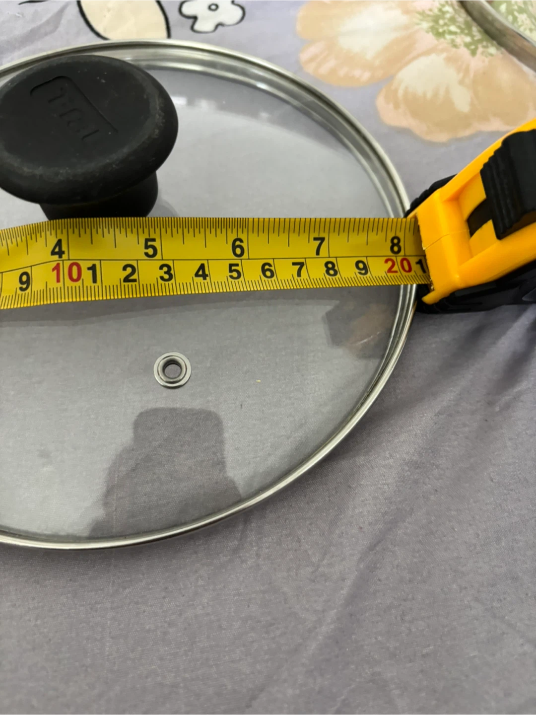 Glass Pot Lids with Black Knob - photo 3