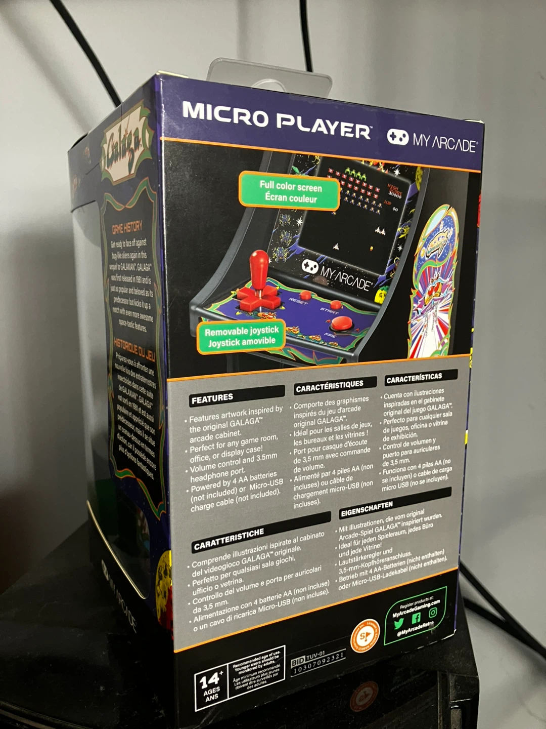 My Arcade Galaga Micro Player Retro Arcade - photo 3