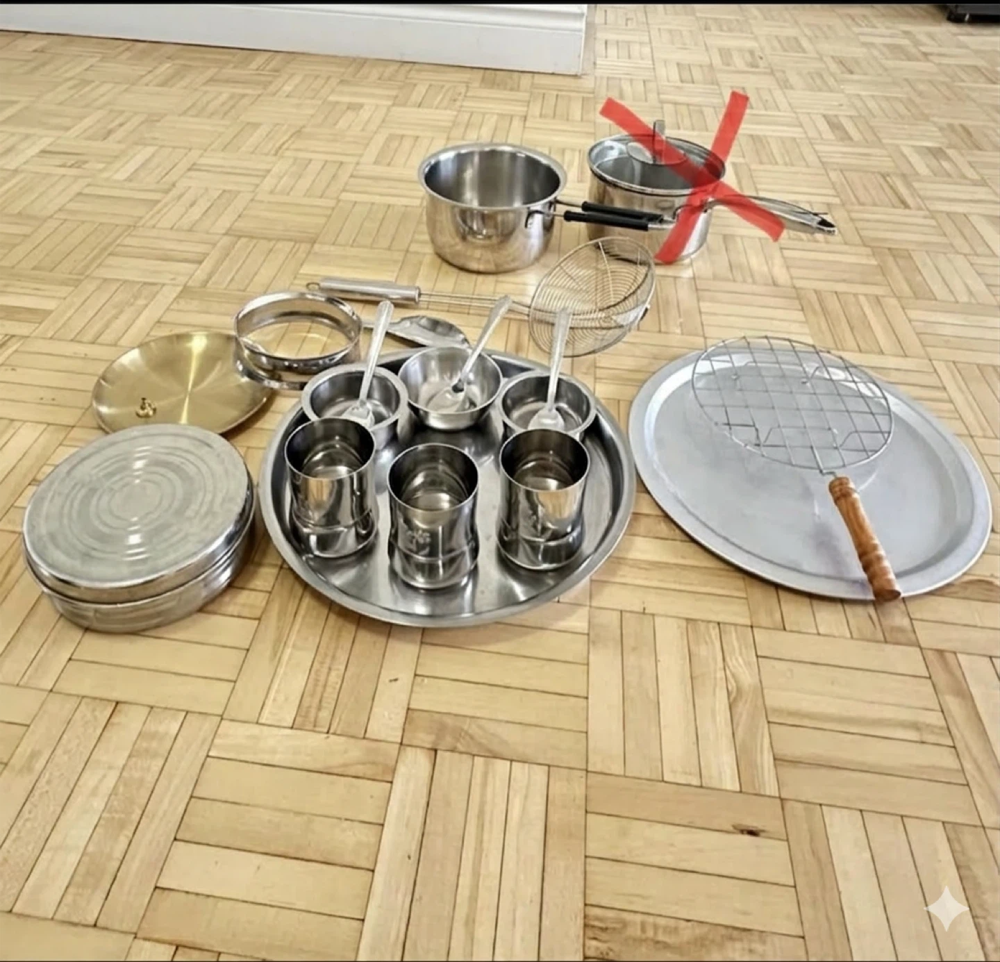 Stainless Steel Kitchenware Set