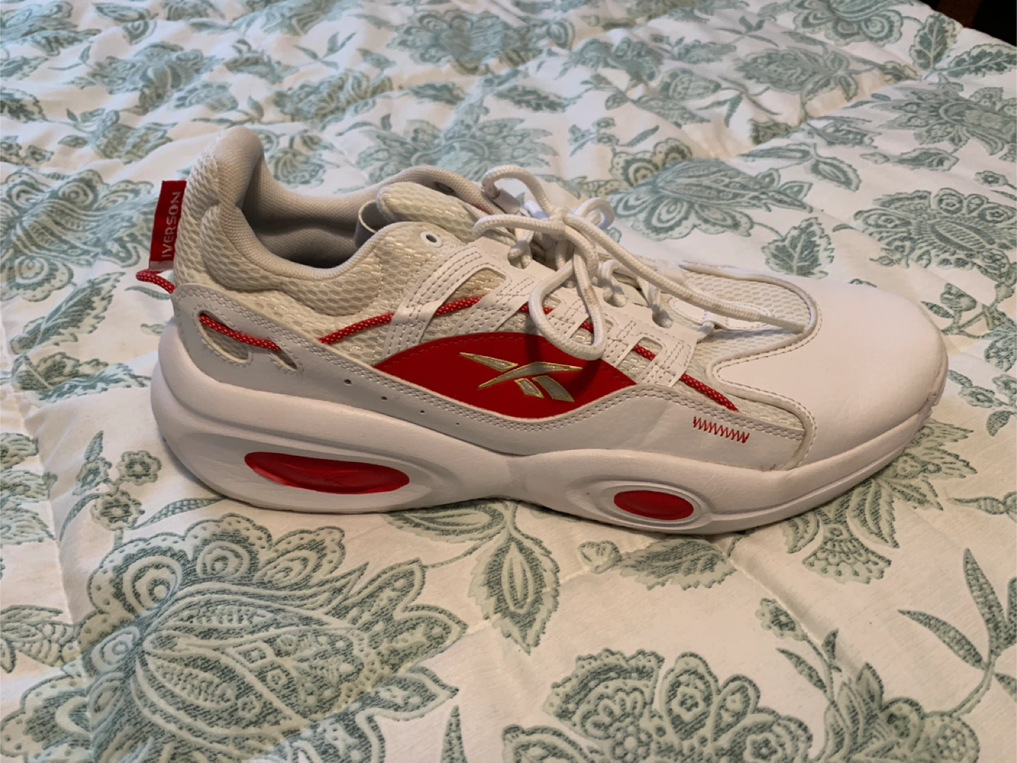 Reebok White & Red Athletic Shoes - photo 3