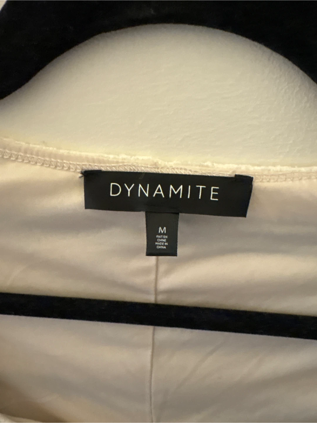 Dynamite Black and White Striped Dress - Size M - photo 3