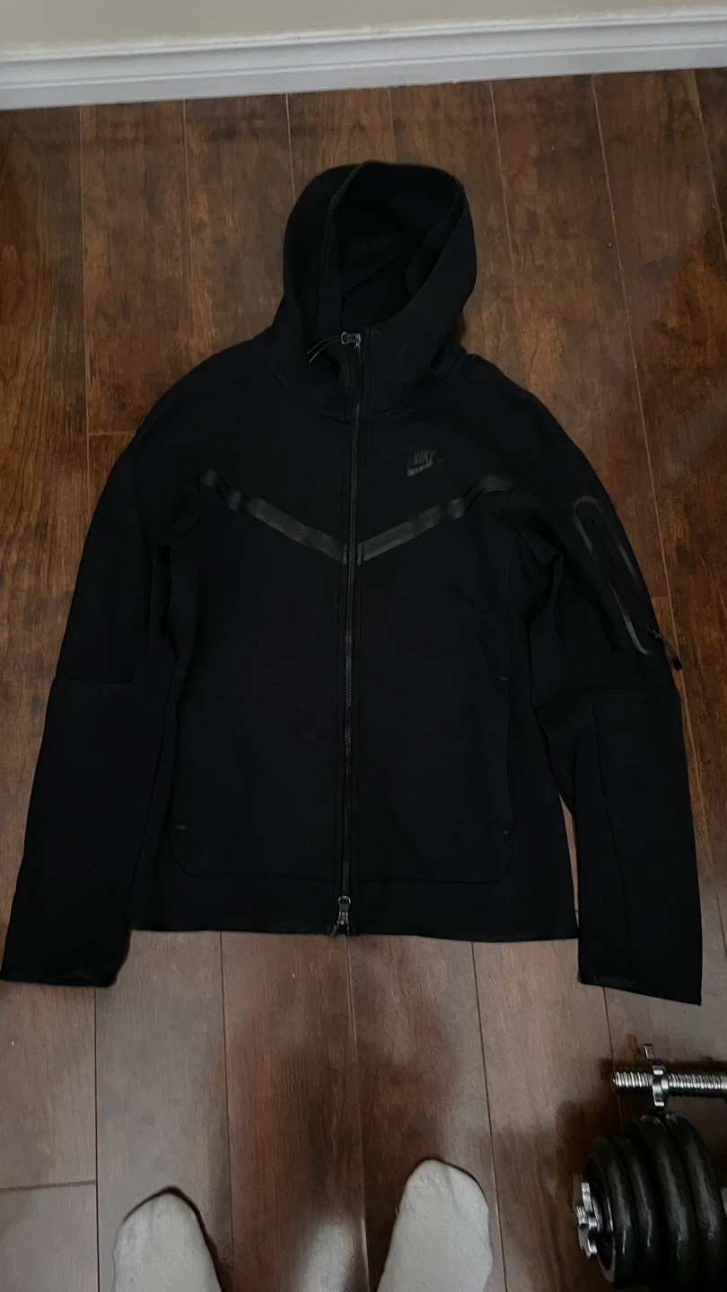 Nike Tech Fleece Full-Zip Hoodie Black Size S - photo 2
