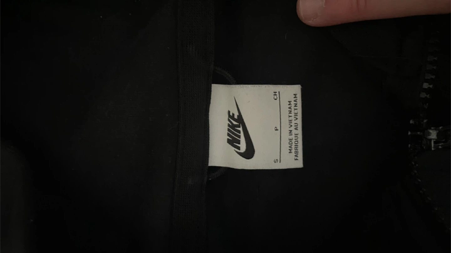 Nike Tech Fleece Full-Zip Hoodie Black Size S