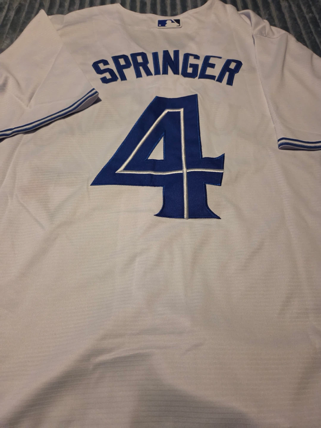 Toronto Blue Jays "Springer" #4 Baseball Jersey - photo 2