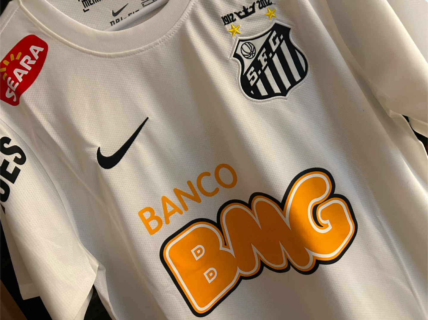 Santos FC Neymar Jr. Soccer Jersey 2012 - photo 3