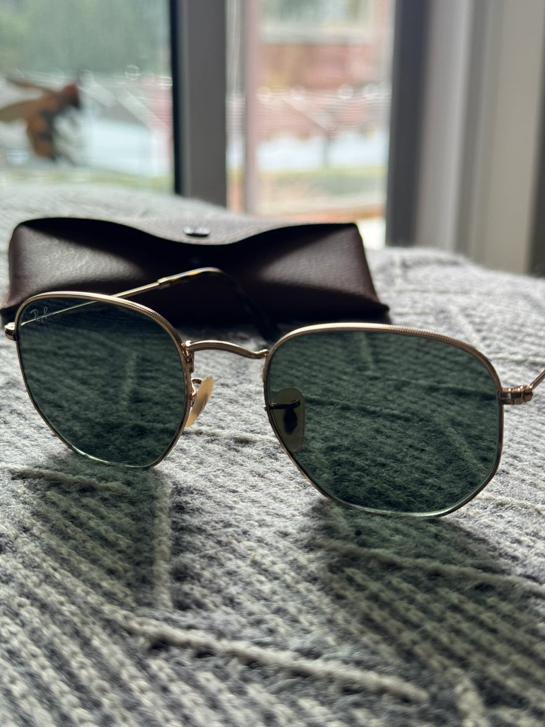 Hexagonal flat lenses sunglasses - photo 4