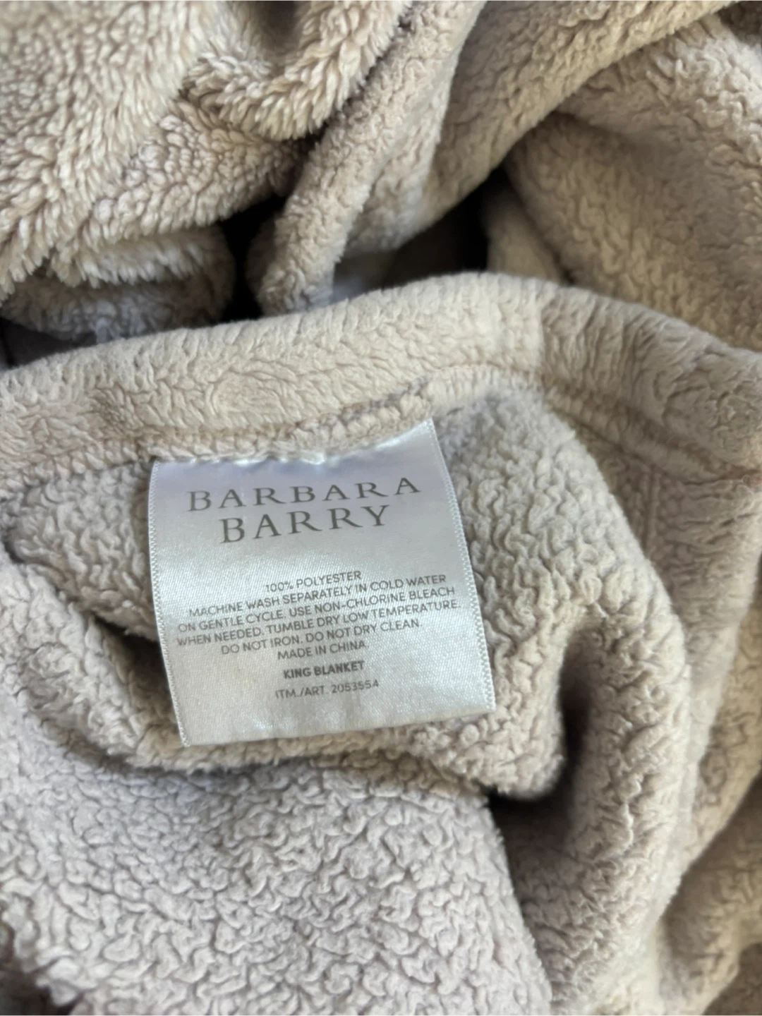 Barbara Barry King Size Blanket - photo 2