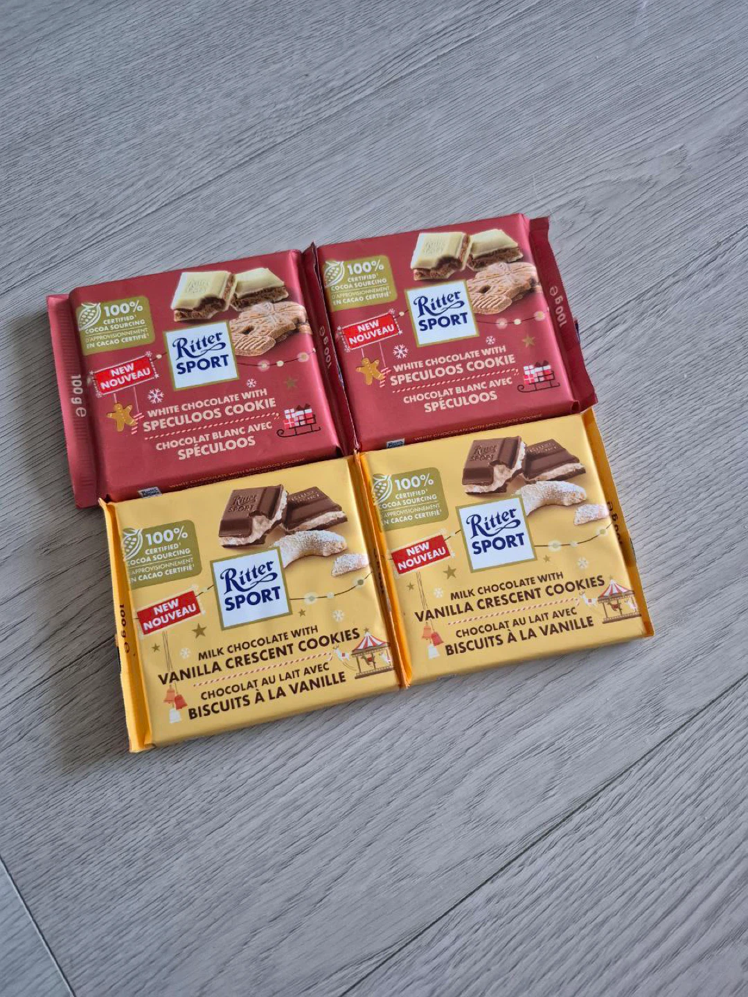 Ritter Sport & Terry's Milk Chocolate Bars - Variety Pack