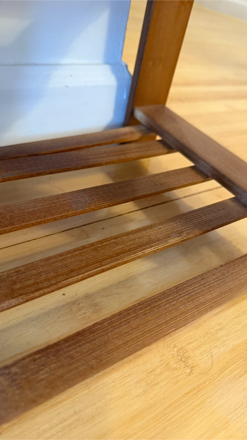 Wooden Shoe Rack Bench - photo 4