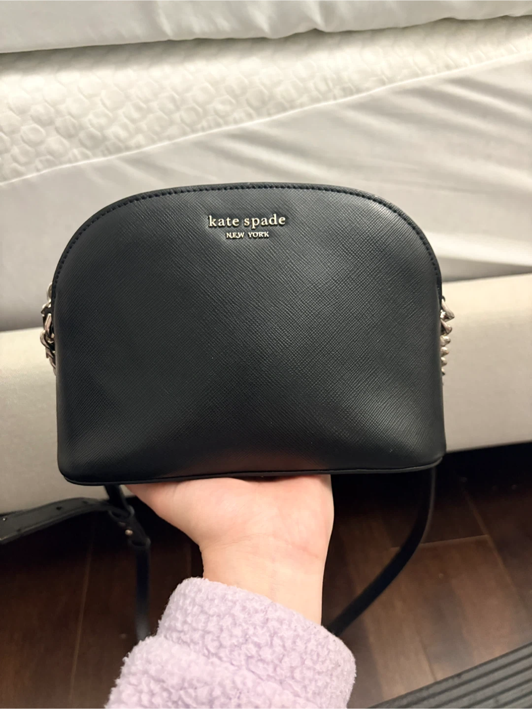Kate Spade Black Dome Crossbody Bag