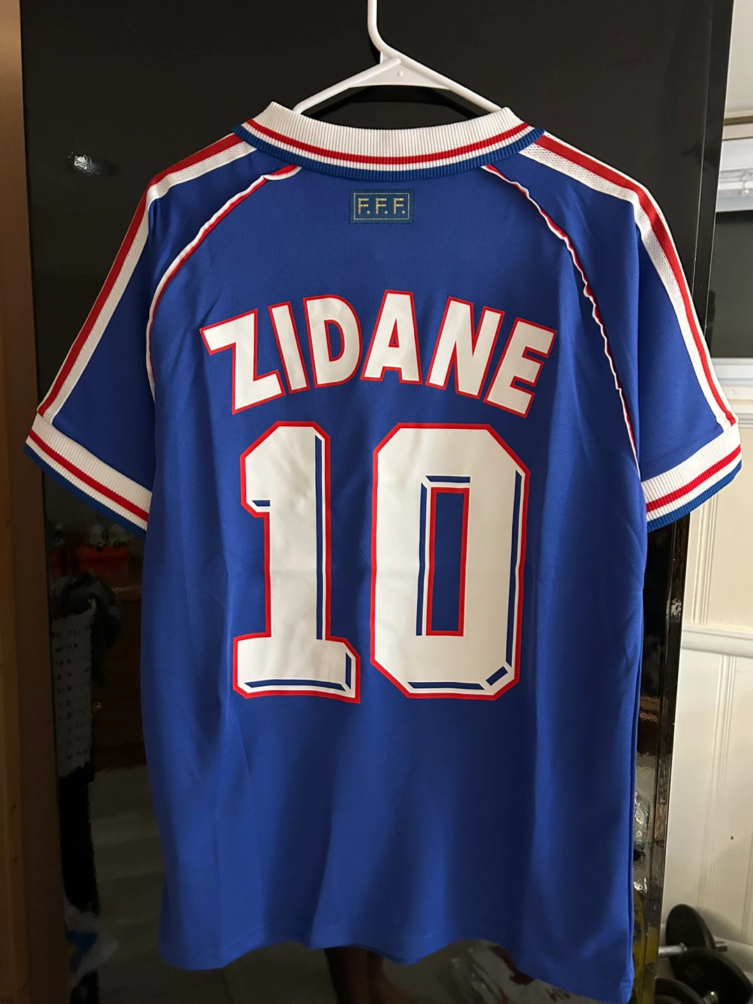 Adidas France 1998 World Cup Zidane #10 Soccer Jersey - photo 5