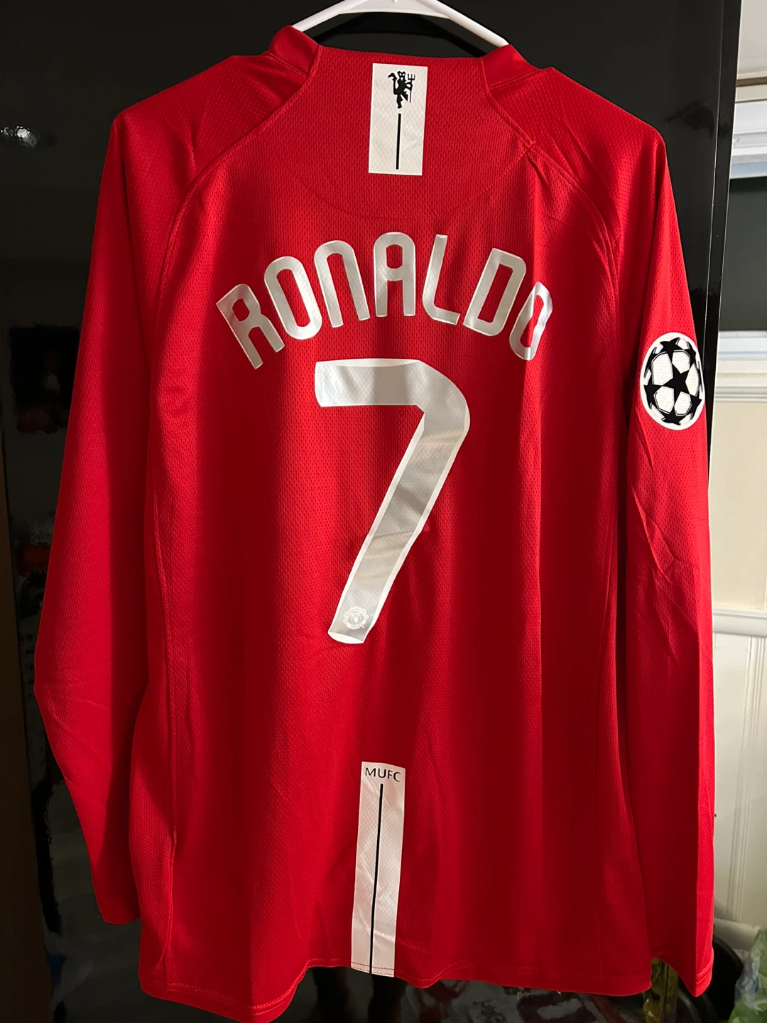 Manchester United Ronaldo 7 Football Jersey 2008 Moscow Final - photo 5