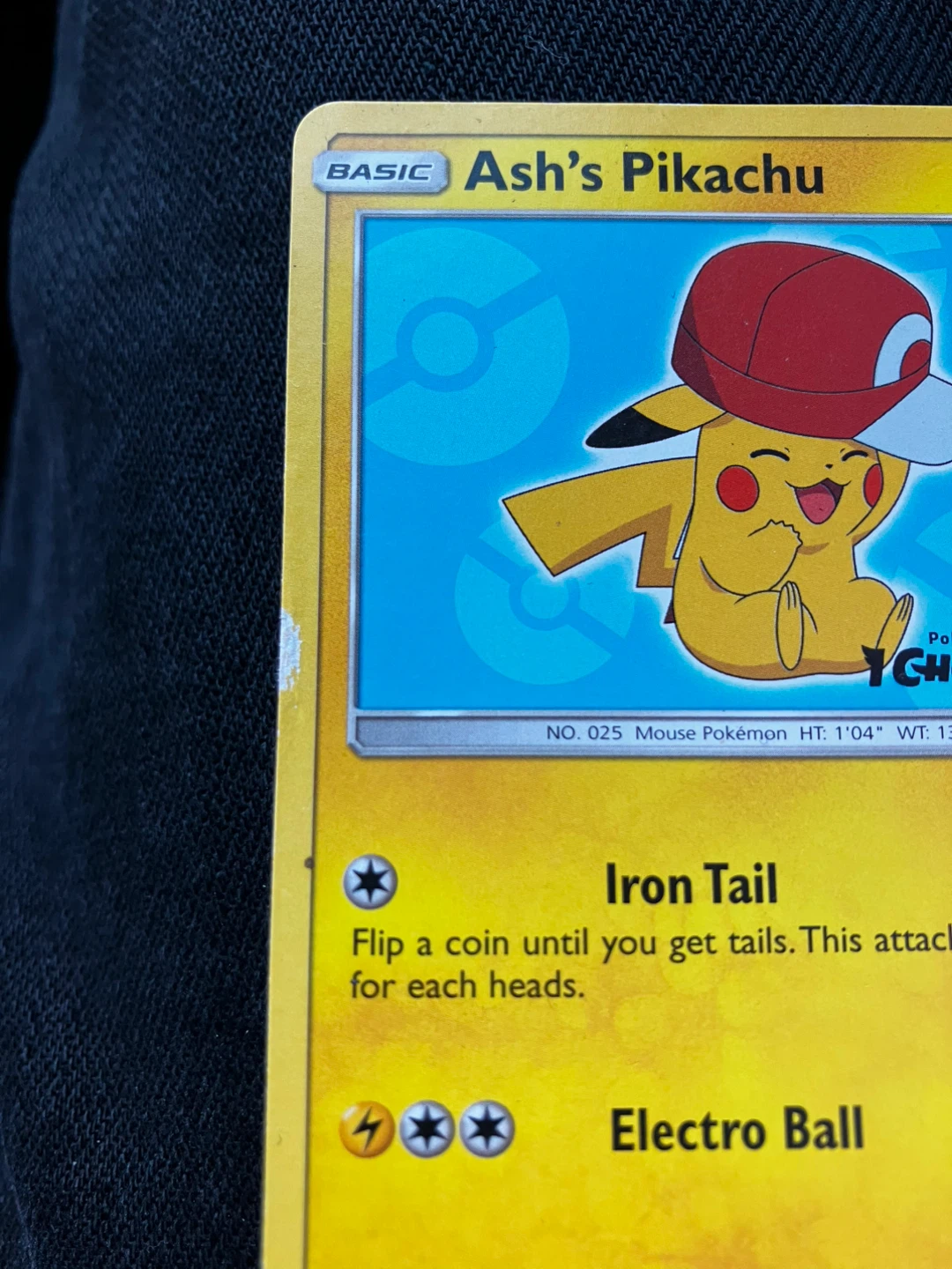 Pokemon Ash's Pikachu Card - photo 2