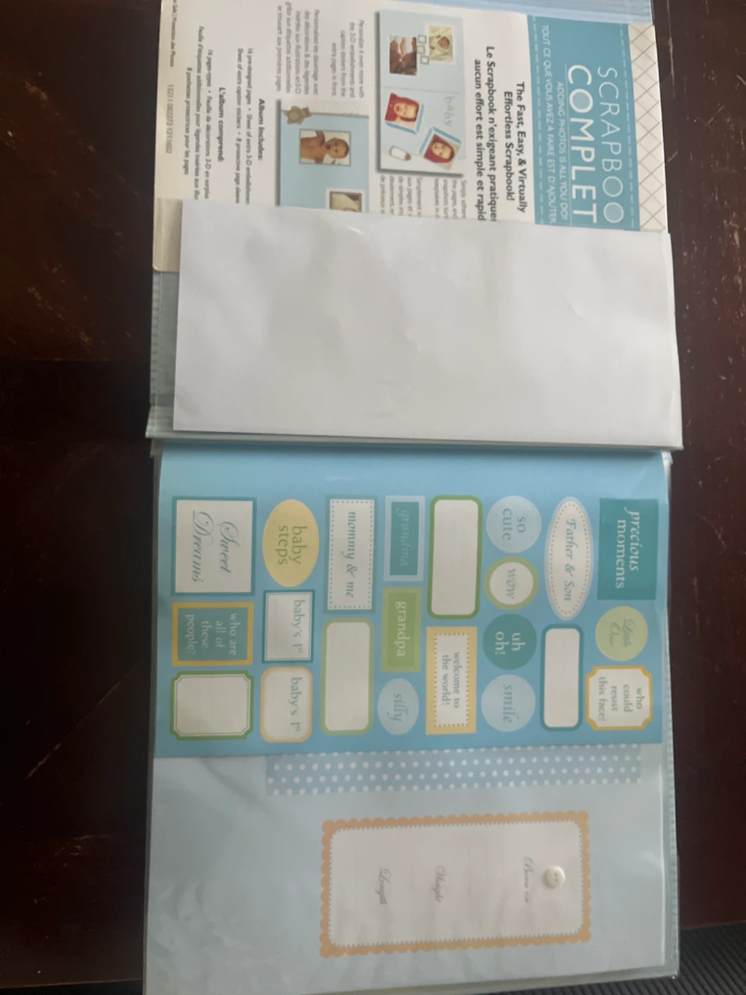 Scrapbook Complete Baby Boy Memory Album Kit - photo 3