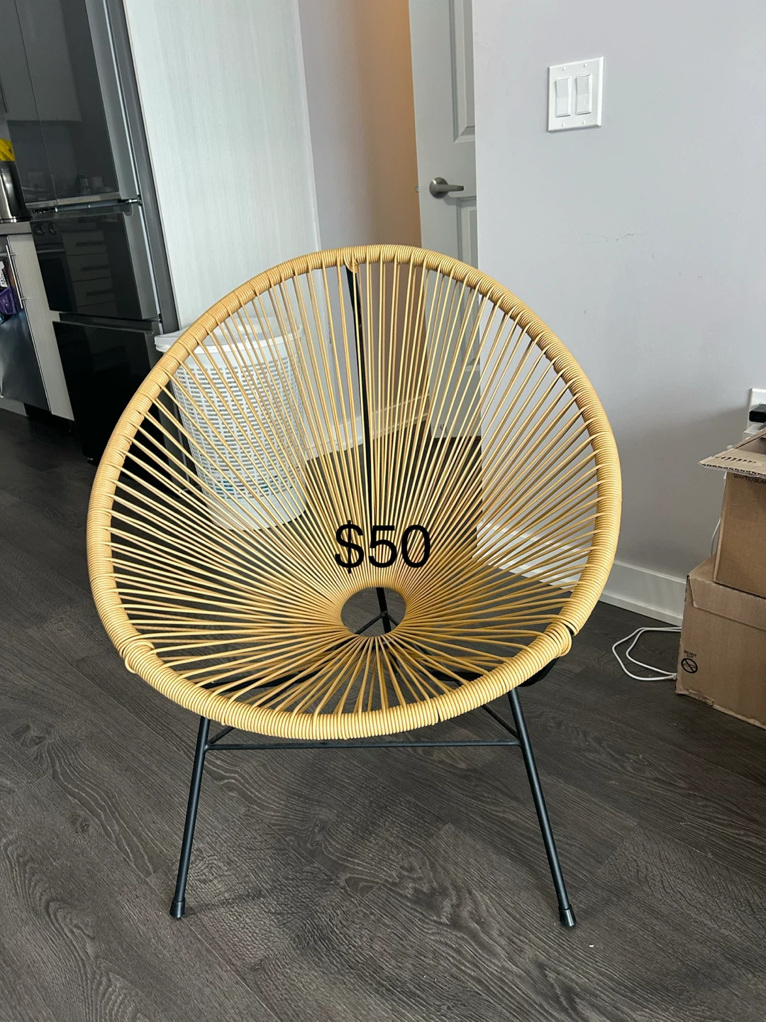Stylish Woven Round Chair