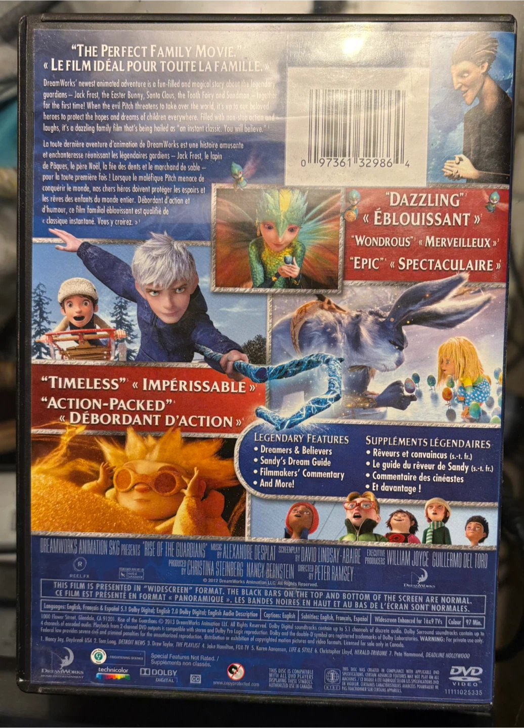 ✨✨DreamWorks Rise of the Guardians DVD - photo 2