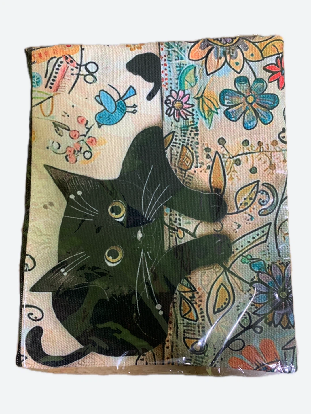 Pouch with Cat Design