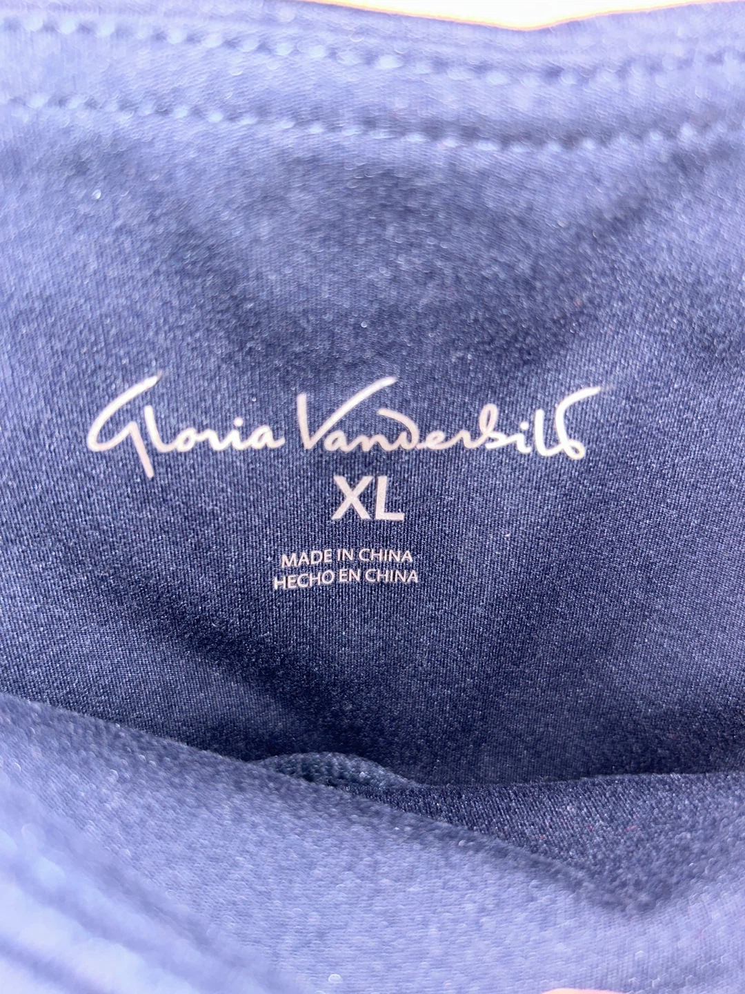 Gloria Vanderbilt Navy Blue Leggings - Size XL - photo 2