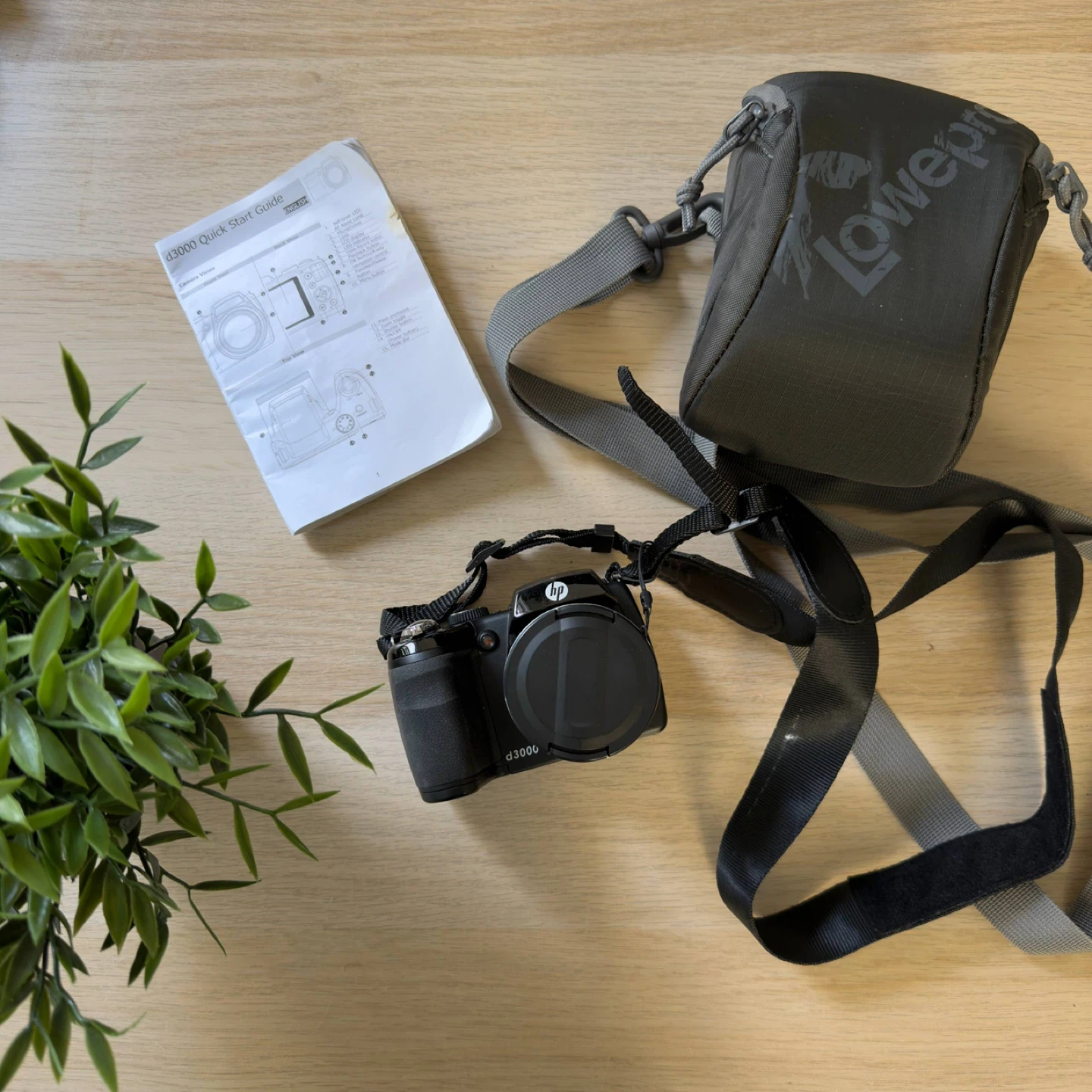 HP d3000 Digital Camera with Lowepro Case - photo 2
