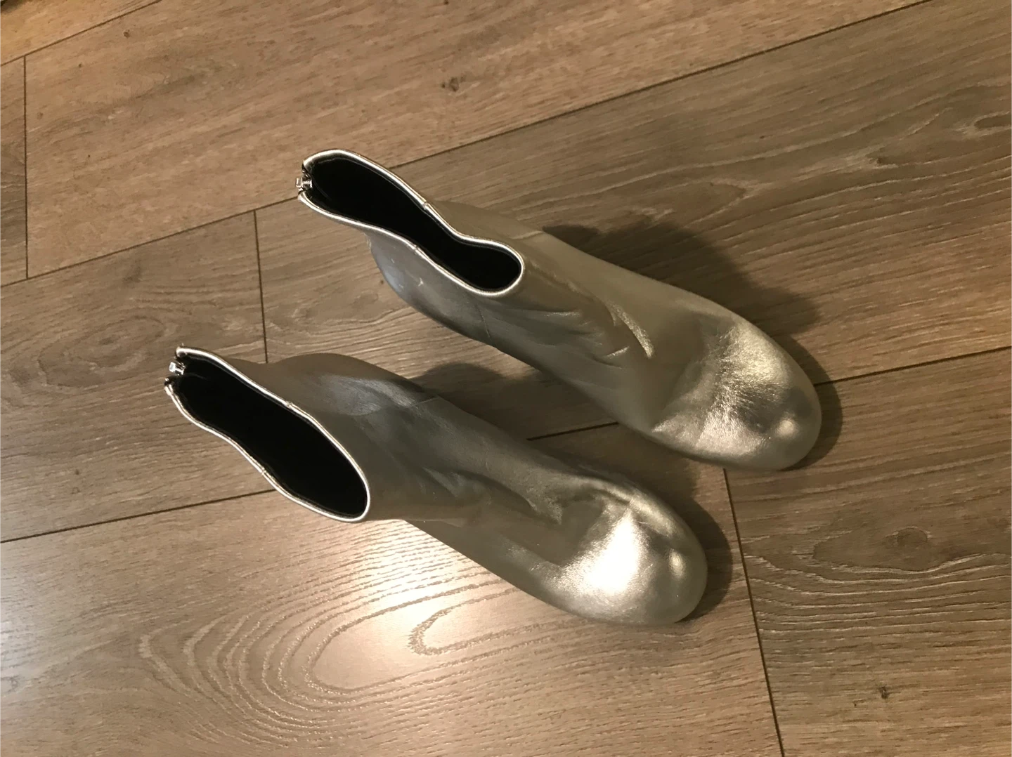 Silver Heeled Ankle Boots - photo 3