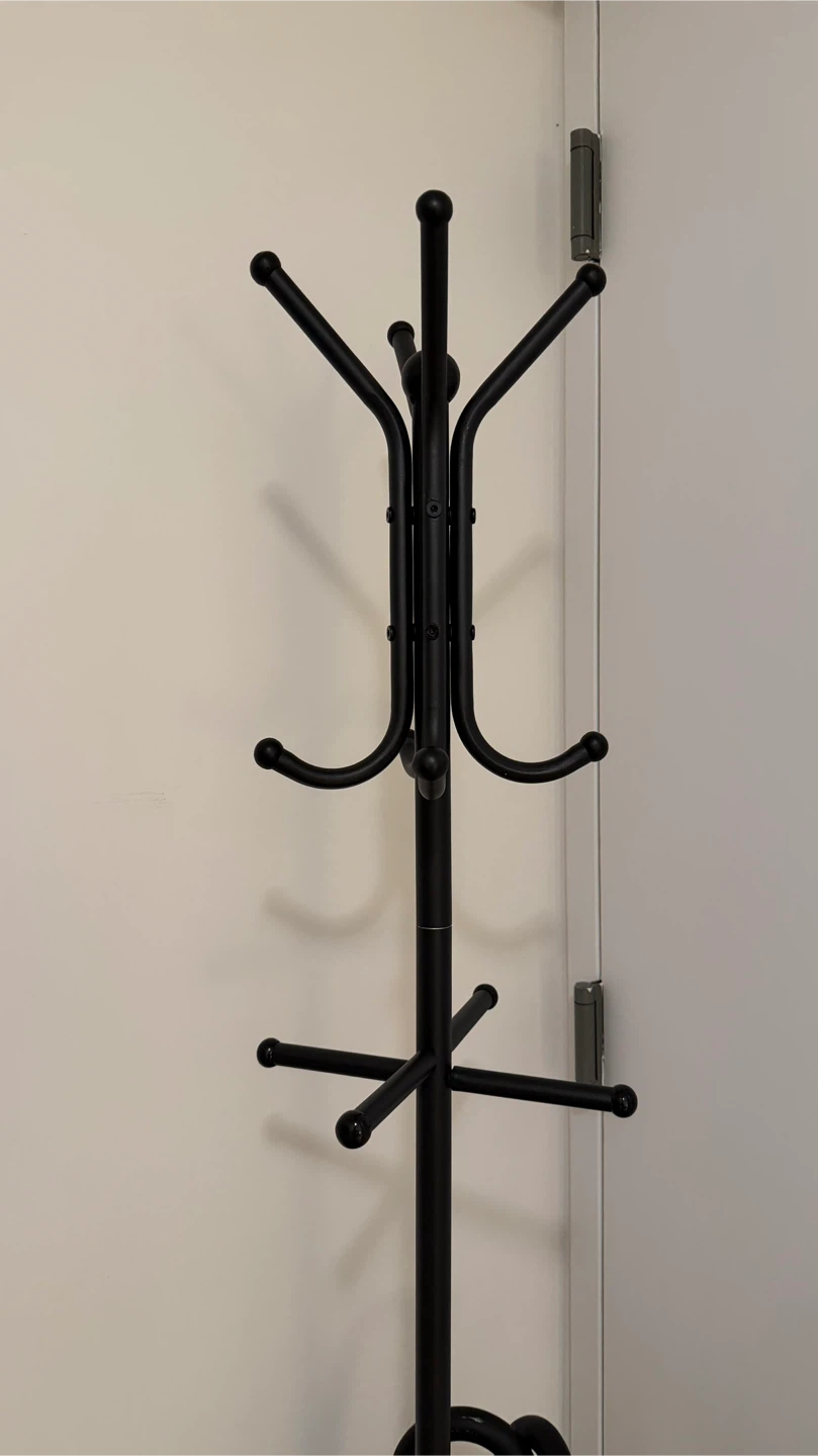 Black Metal Hall Tree hanger - photo 3