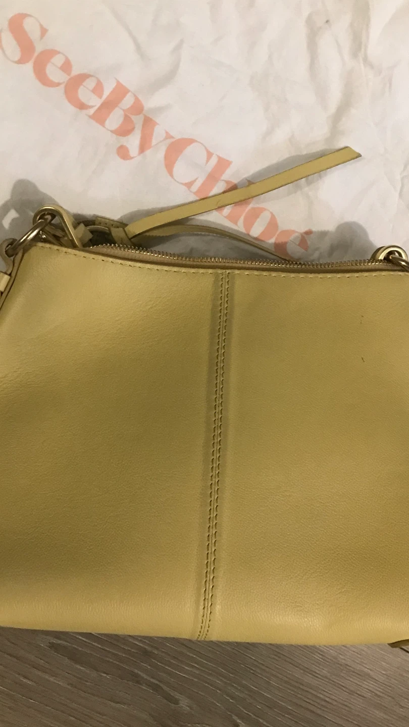 See By Chloé Joan Small Camera Bag - Yellow Leather - photo 4