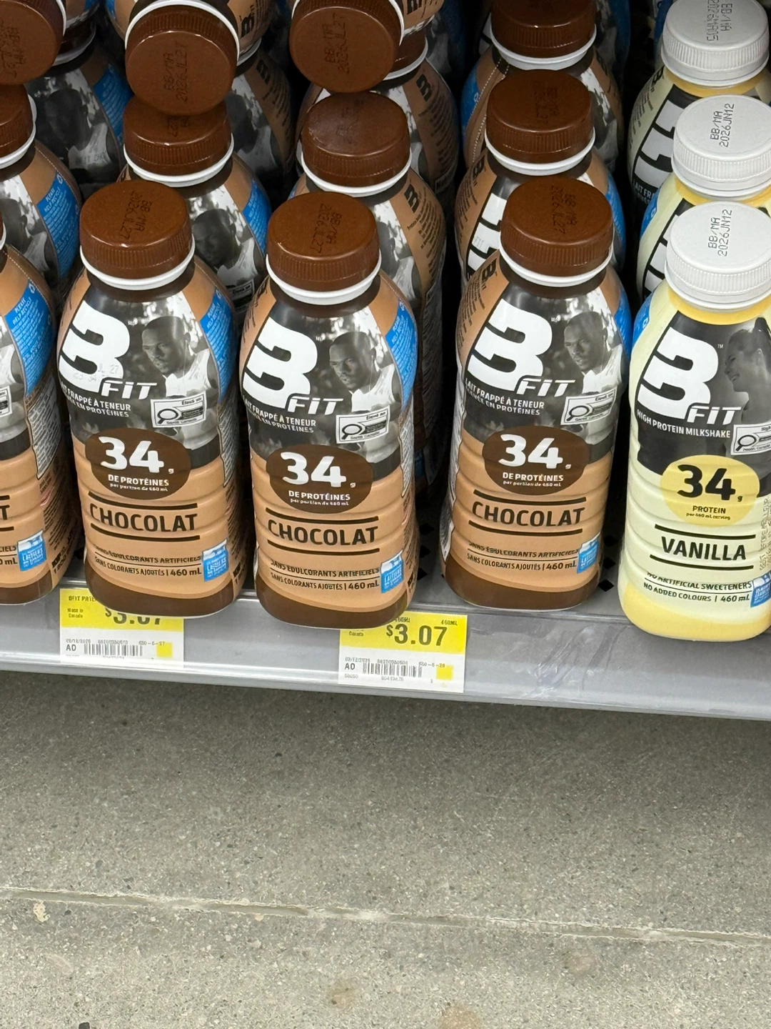B3 Fit 34g Protein Chocolate Milkshake 460ml