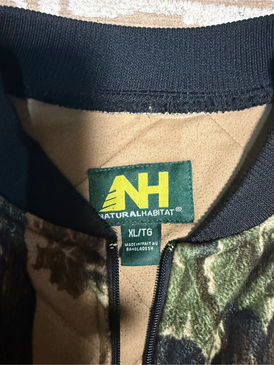 Natural Habitat Full Zip Lined Camo Realtree Mens Jacket Size XL - photo 3