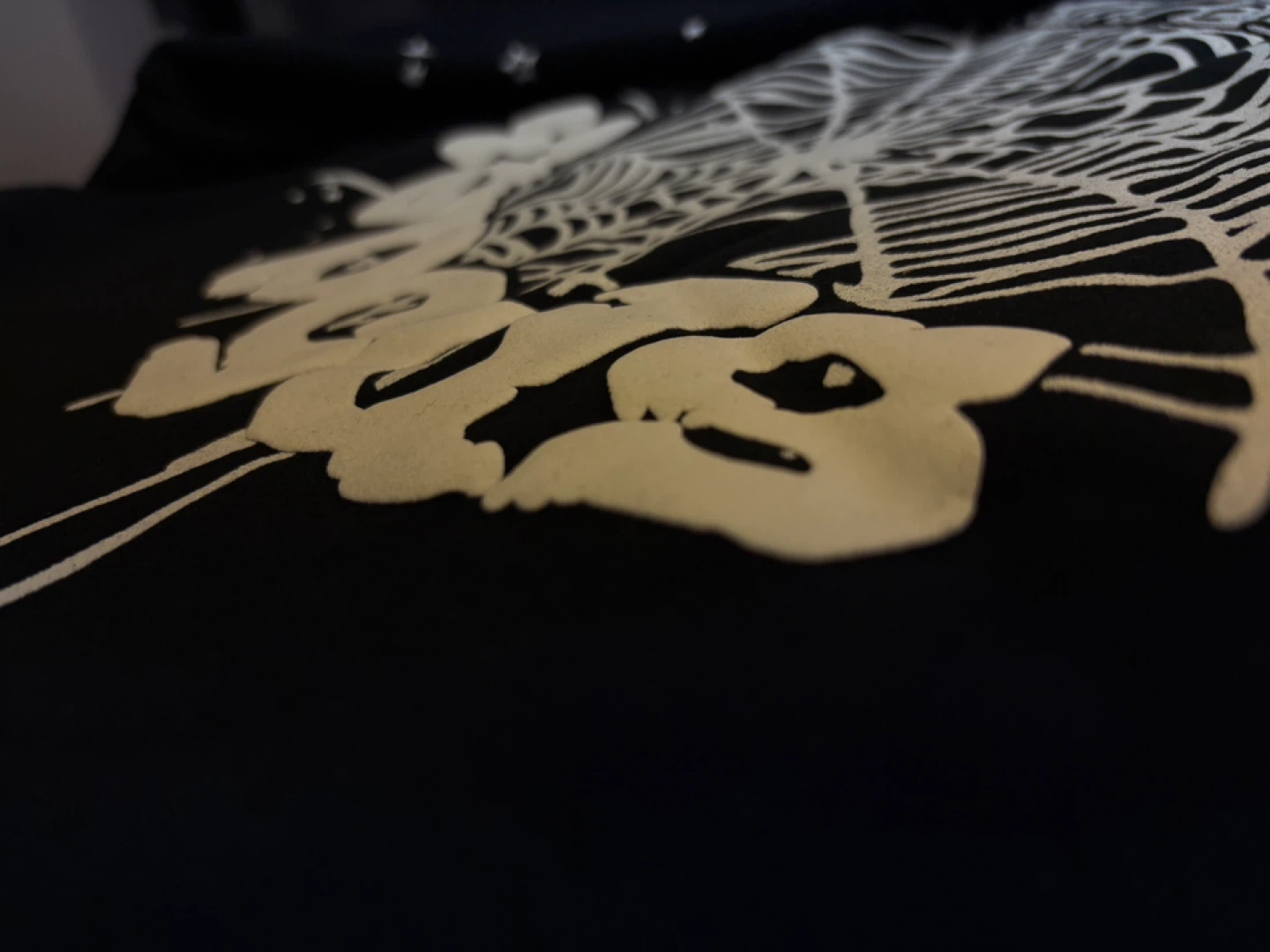 Sp5der Hoodie Black Spider Web Graphic OG - photo 2